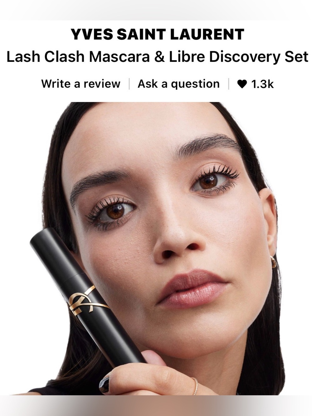 Yves Saint Laurent Lash Clash Mascara - Black with Gold Accent full size